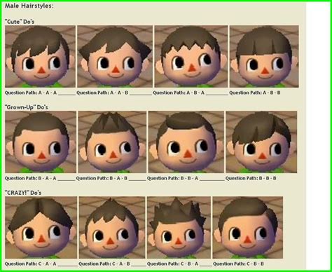 new leaf haircut guide|animal crossing city folk hairstyles.